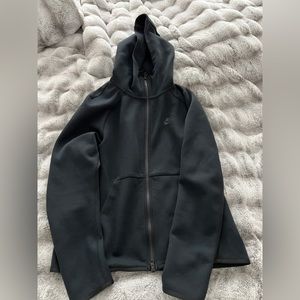 Nike Tech Fleece Zip Sweat jacket in black size medium
